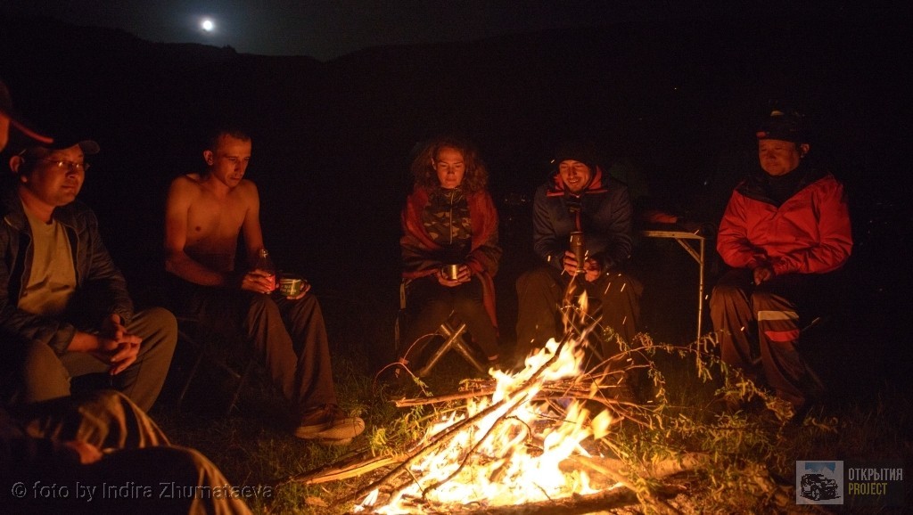 Тур Весна в Семиречье. Костер