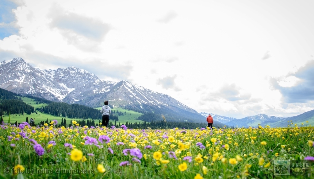 Весна в долине реки Текес