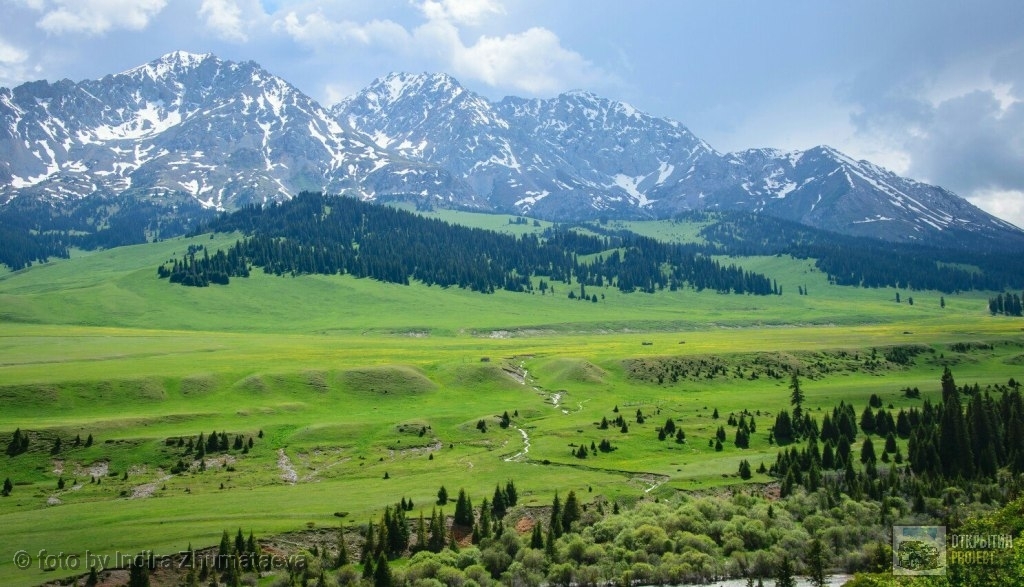 Долина реки текес. Жетысу