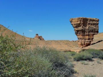 Чарынский каньон, правый берег