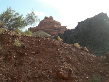 Чарынский каньон, правый берег