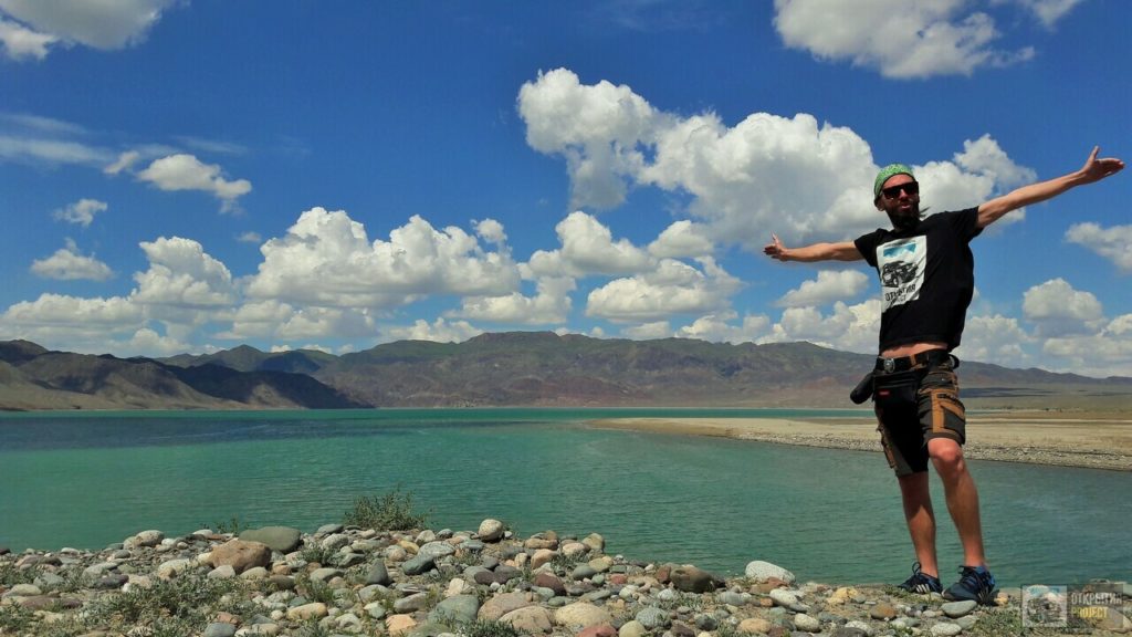 Бартогайское водохранилище. Турист