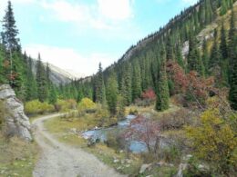 Дорога к озеру Караколь