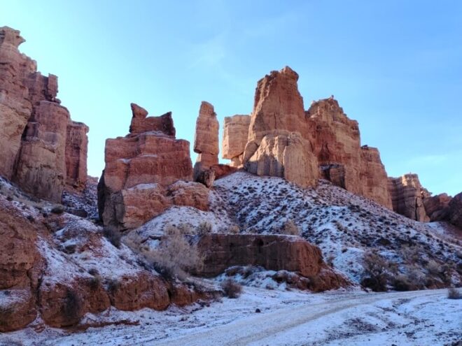 чарынский каньон зимой