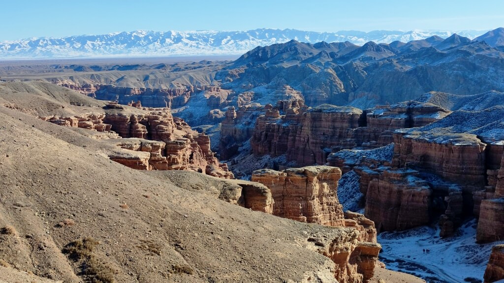 Чарынский каньон зимой
